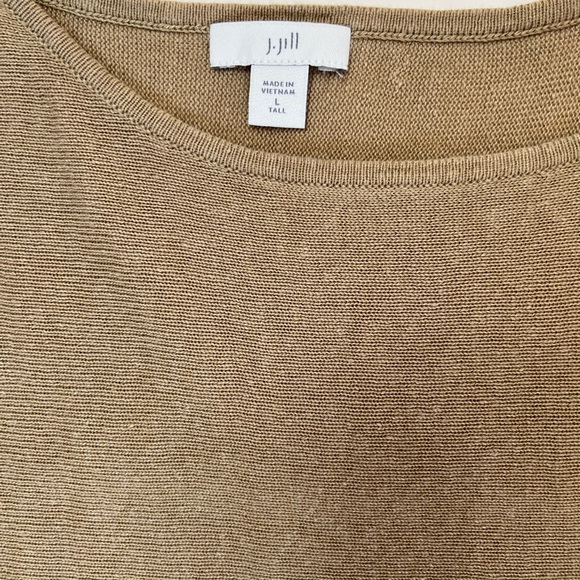 NWOT J Jill Matching Sweater Set with Fringe Trim Sz L (tall) - Picture 4 of 4